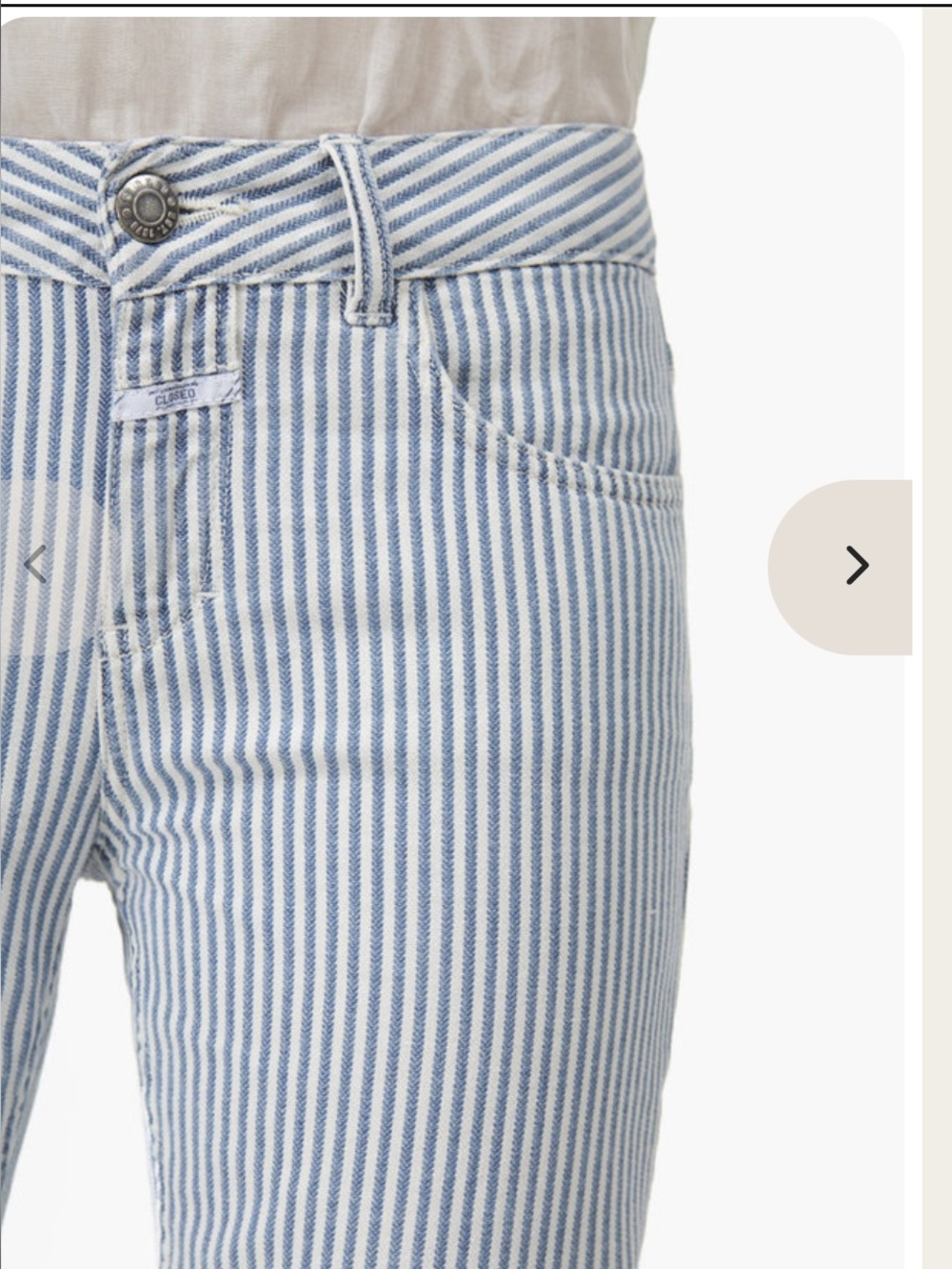 CLOSED
BAKER STRIPED DENIM - Picture 3 of 9